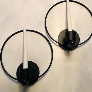 Two candle wall sconces candles not included